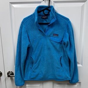 Patagonia Vibrant Blue Quarter-Zip Fleece